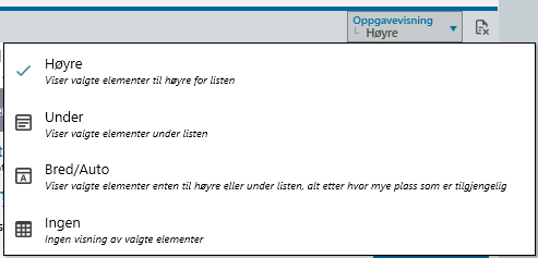 Funksjon for plassering forhåndsvisning i siden
