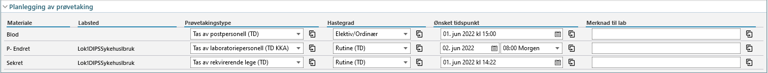 Planlegging av prøvetaking