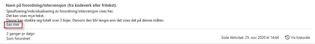 Visning av lange kommentarer i planvisningen.