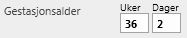 Registrering av gestasjonsalder