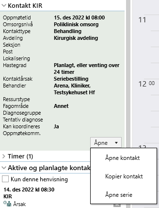 seriebestilling kontaktinfoflata