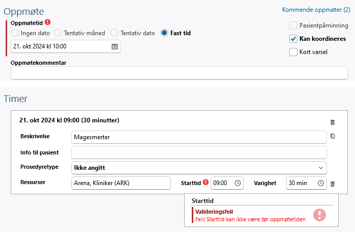 timebestillingvalideringsfeil