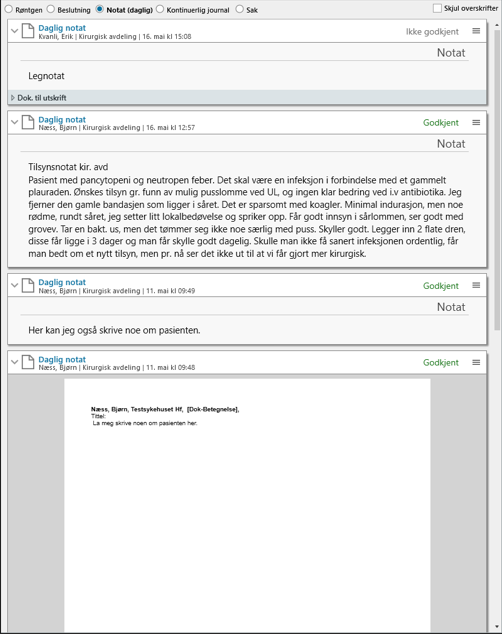 Dokumentvisningswidget.