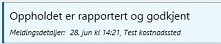 godkjent