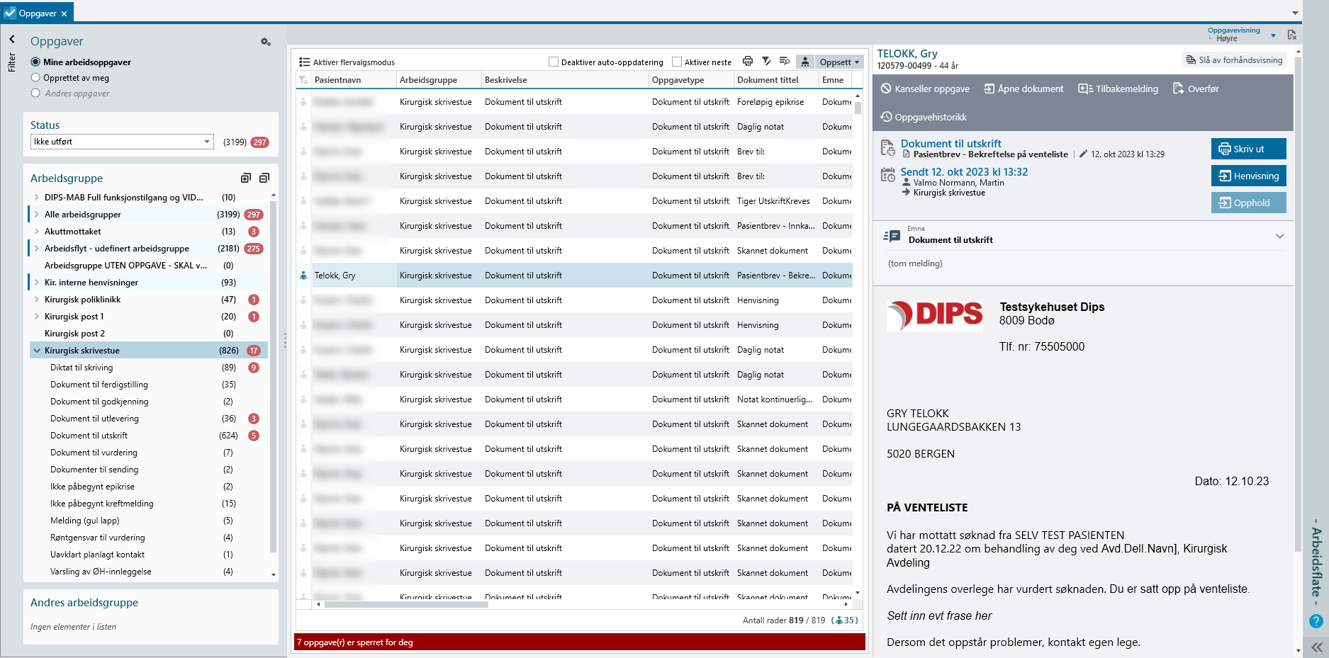 Startbilde Oppgavesiden