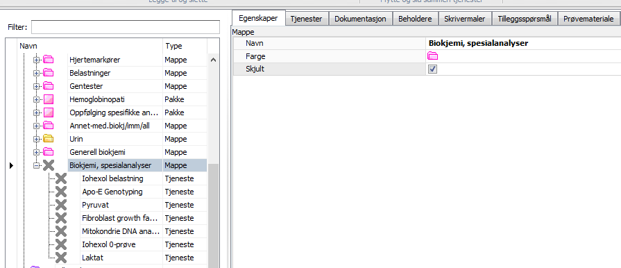 Skjult mappe i DIPS Interactor Publisher